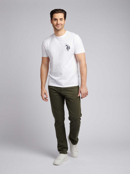 Mens Core 5 Pocket Trousers in Forest Night