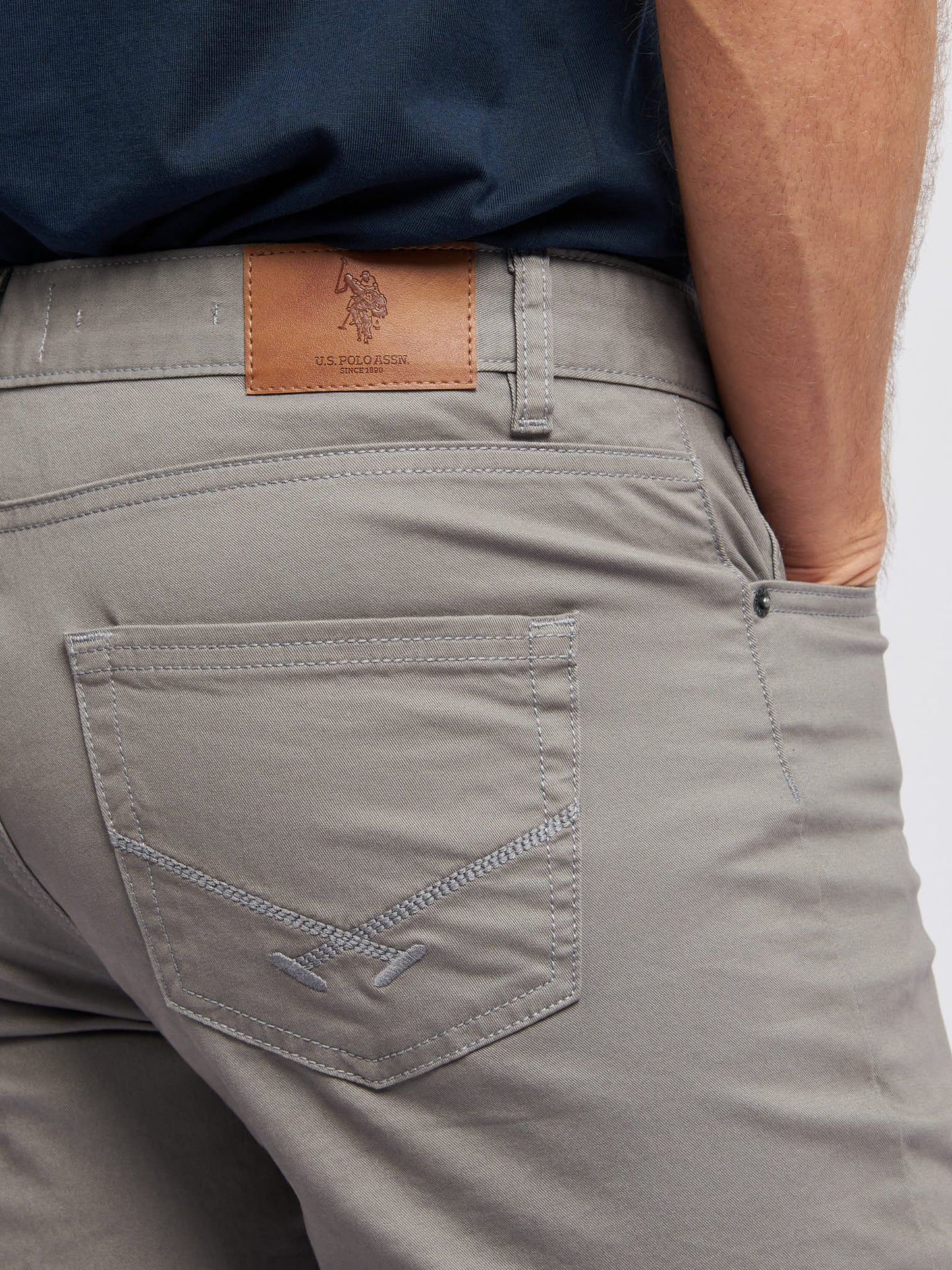 Mens Core 5 Pocket Trousers in December Sky