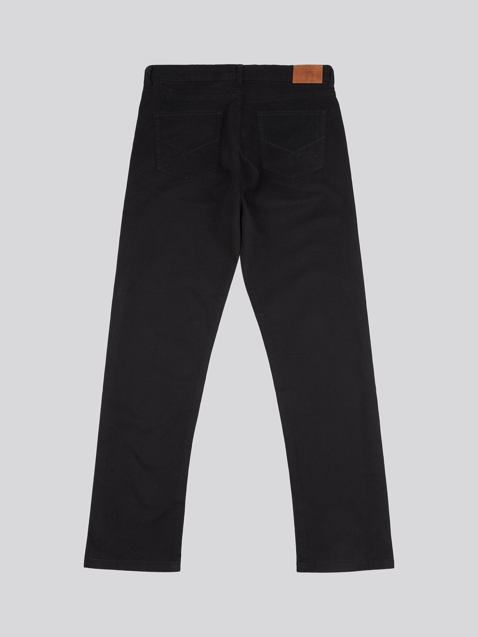 Mens Core 5 Pocket Trousers in Black Bright White DHM