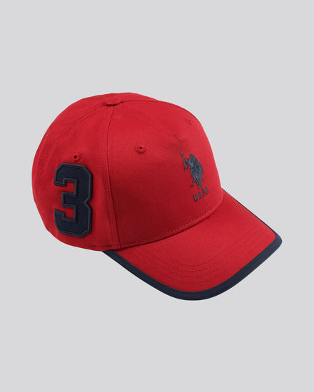 Mens Player 3 Baseball Cap in Haute Red