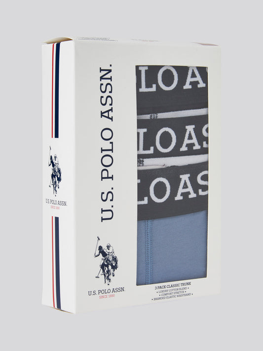 Mens 3 Pack USPA Trunk in Dark Sapphire Navy