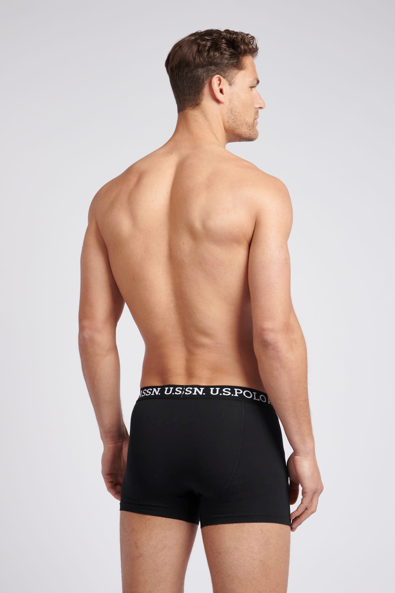 Mens 3 Pack Boxer Shorts in Black