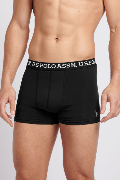 Mens 3 Pack Boxer Shorts in Black