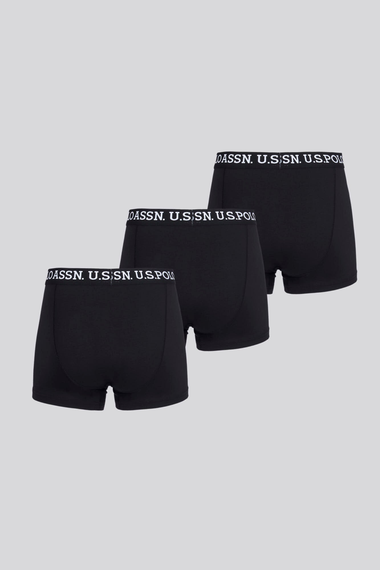 Mens 3 Pack Boxer Shorts in Black