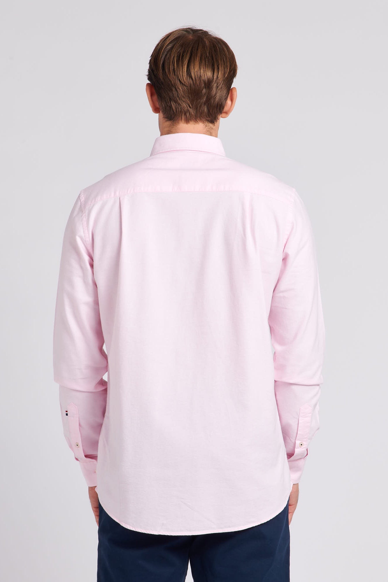 Mens Oxford Shirt in Orchid Pink