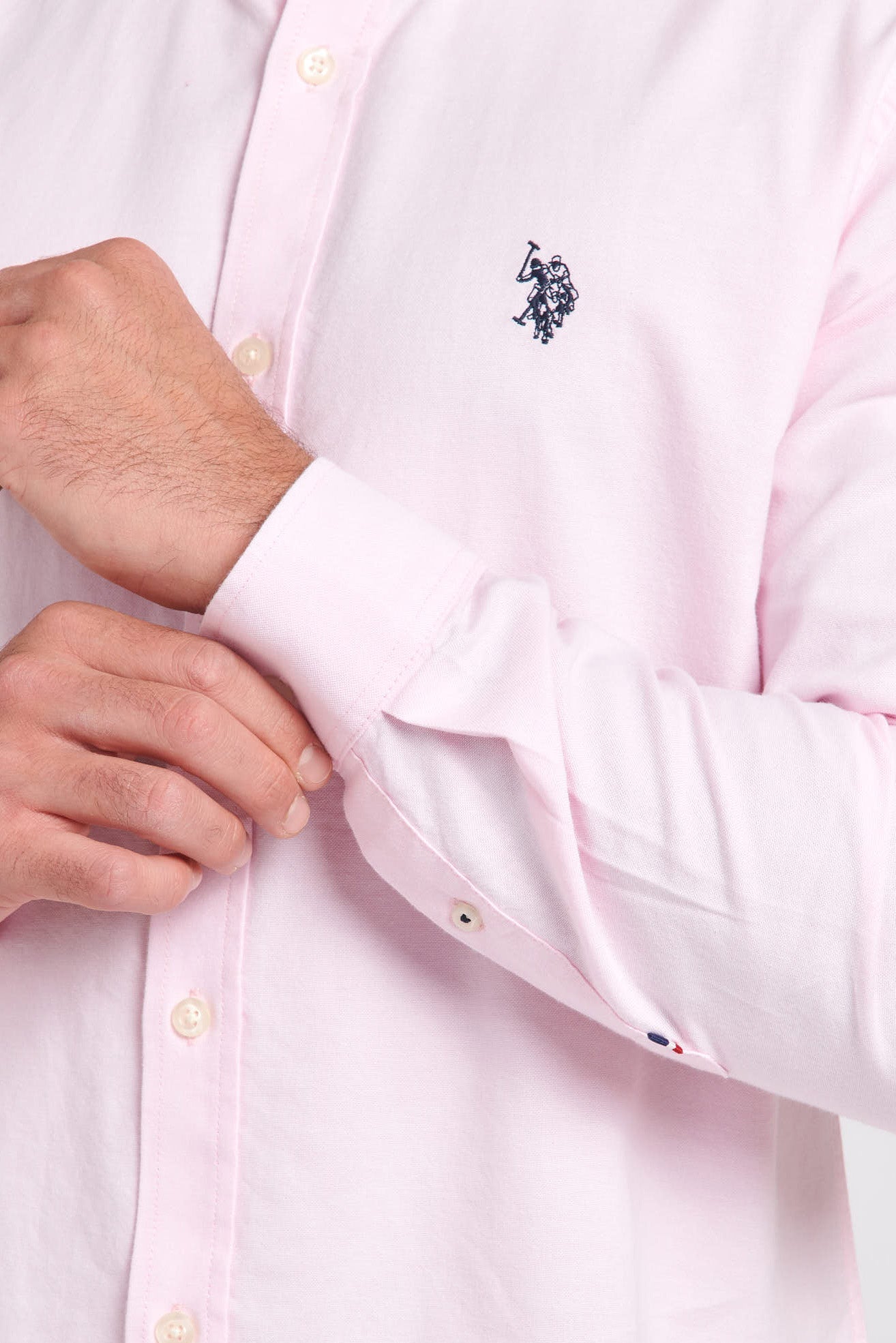 Mens Oxford Shirt in Orchid Pink