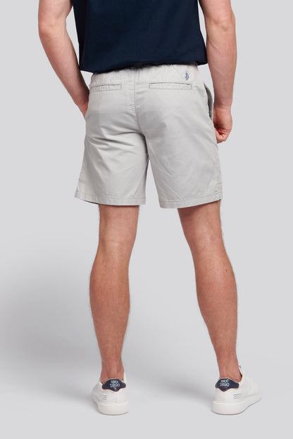 Mens Linen Blend Deck Shorts in Harbor Mist