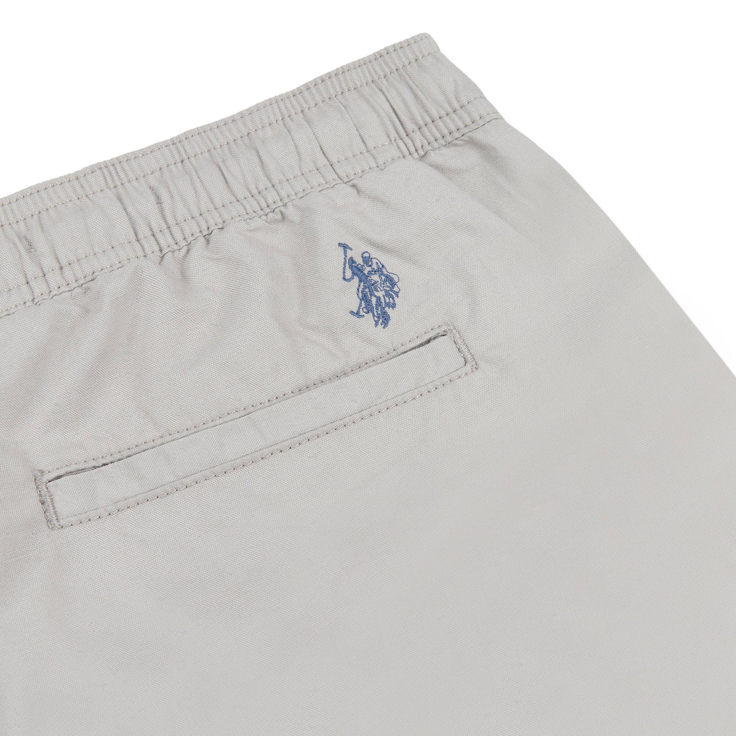 Mens Linen Blend Deck Shorts in Harbor Mist