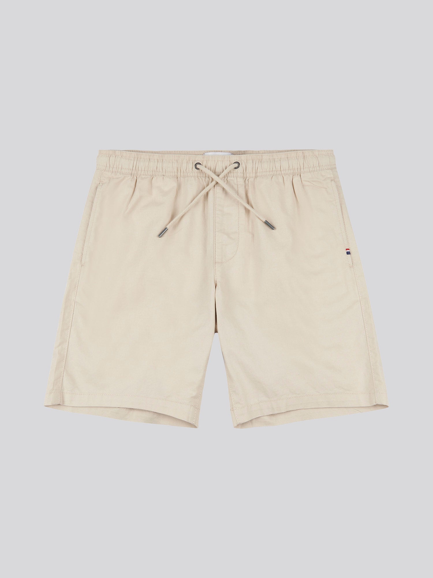 Mens Linen Blend Deck Shorts in French Oak