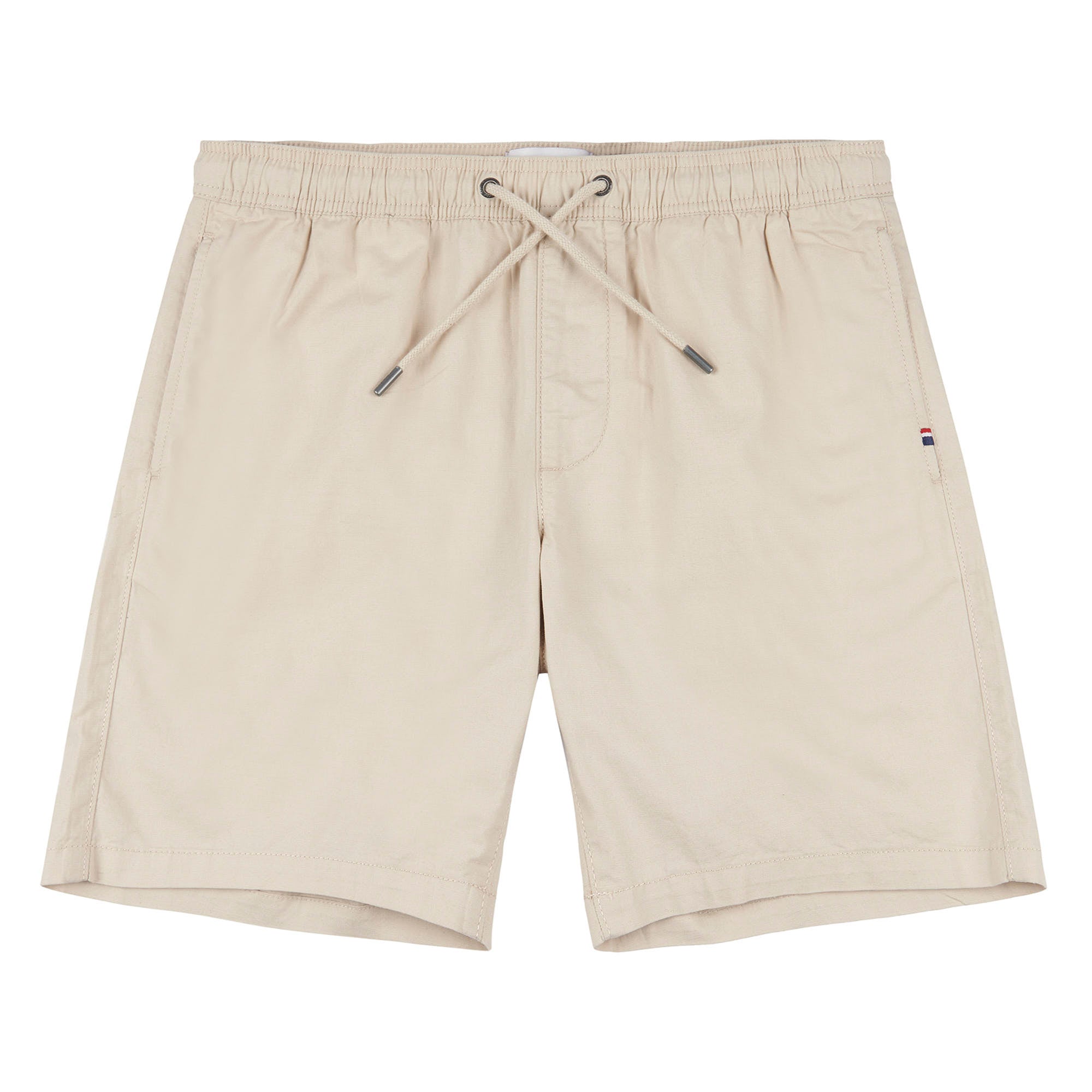 Mens Linen Blend Deck Shorts in French Oak