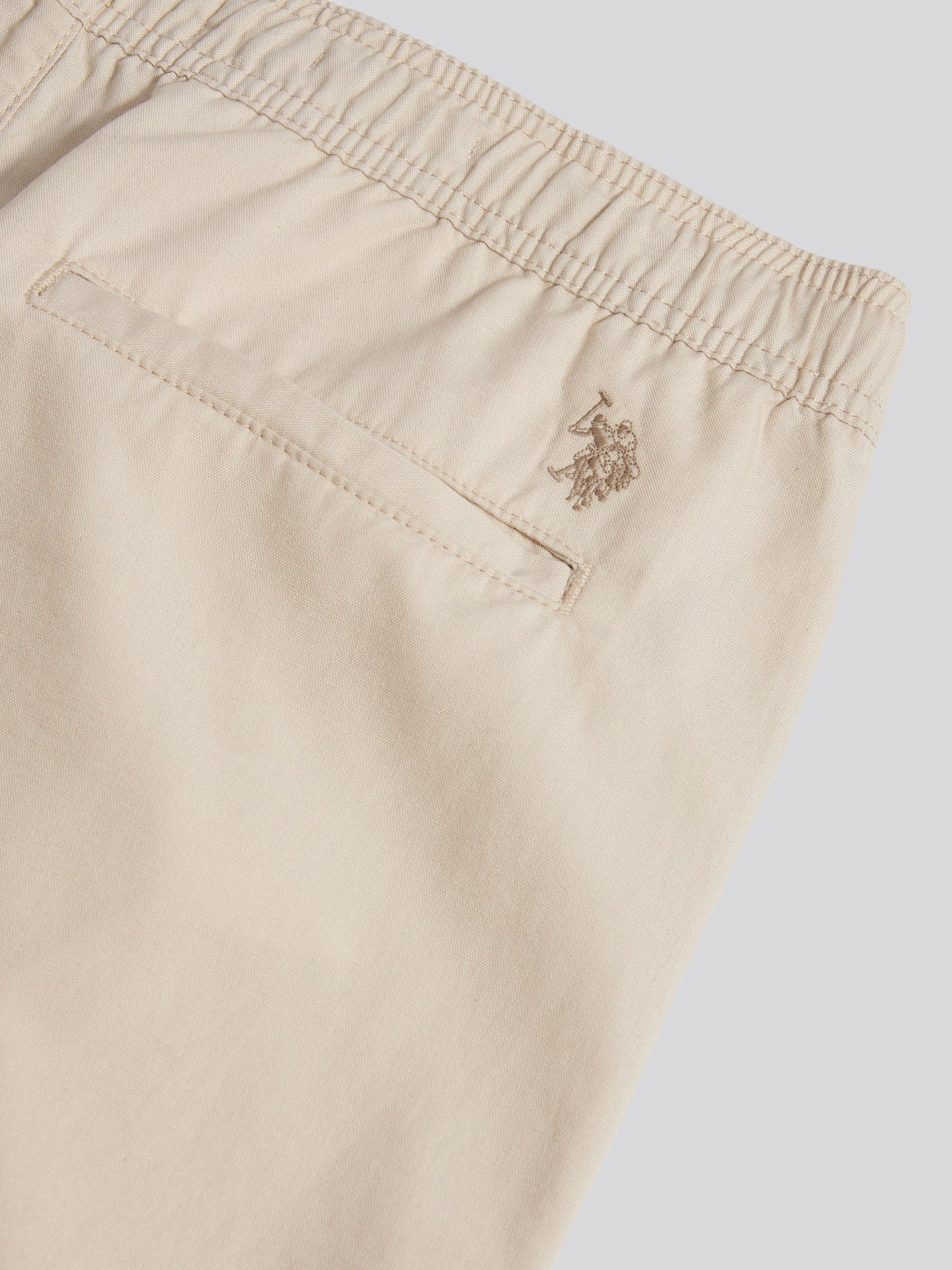 Mens Linen Blend Deck Shorts in French Oak