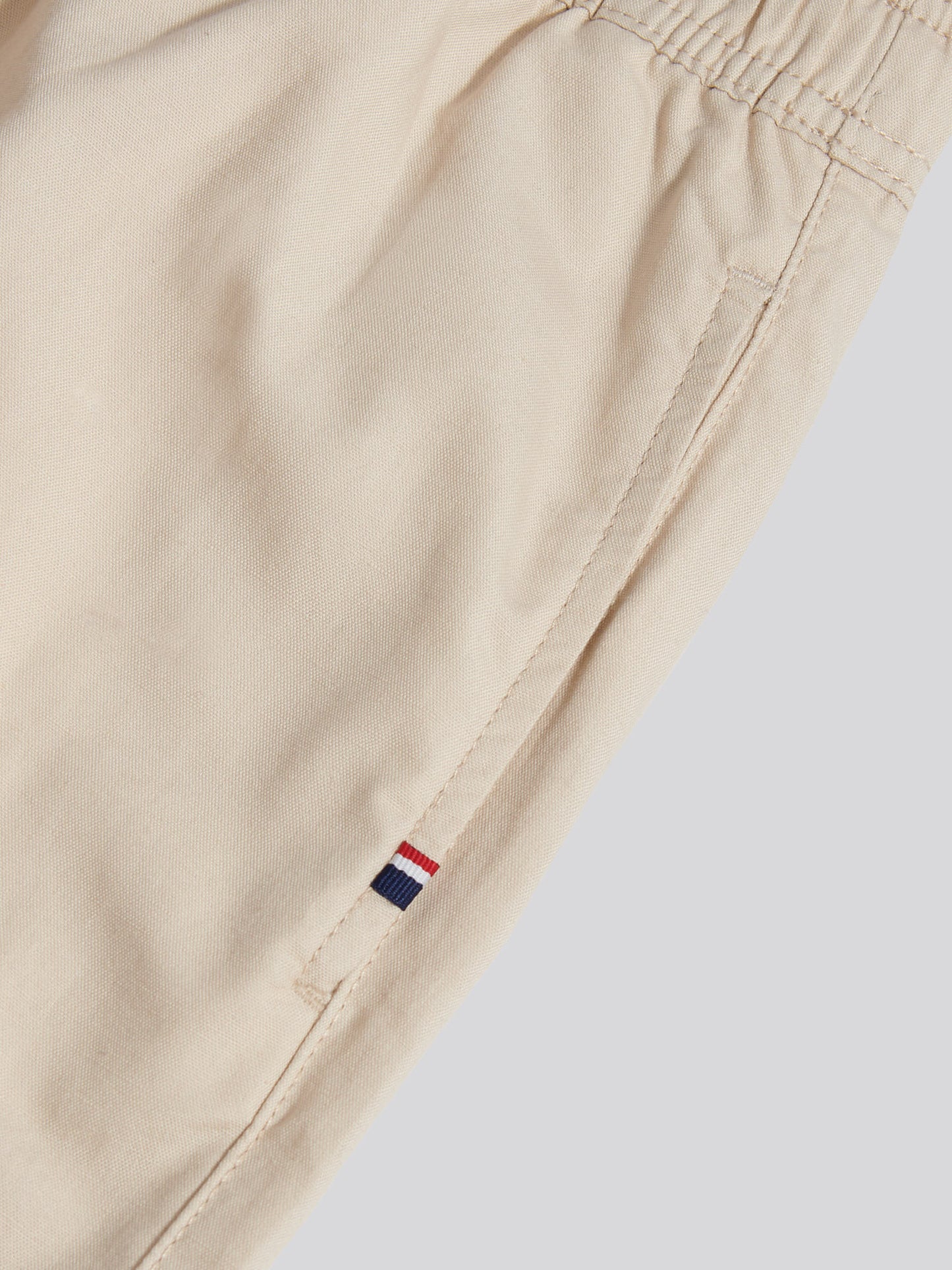 Mens Linen Blend Deck Shorts in French Oak