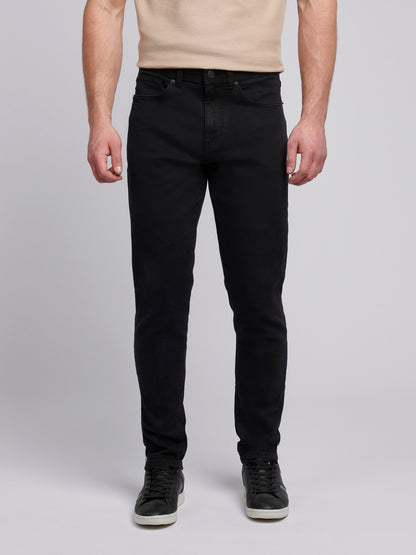 Mens Classic Fit Jean in Black Wash