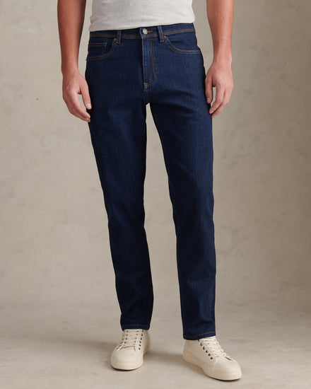 Mens Classic Fit Jean Rinse Wash