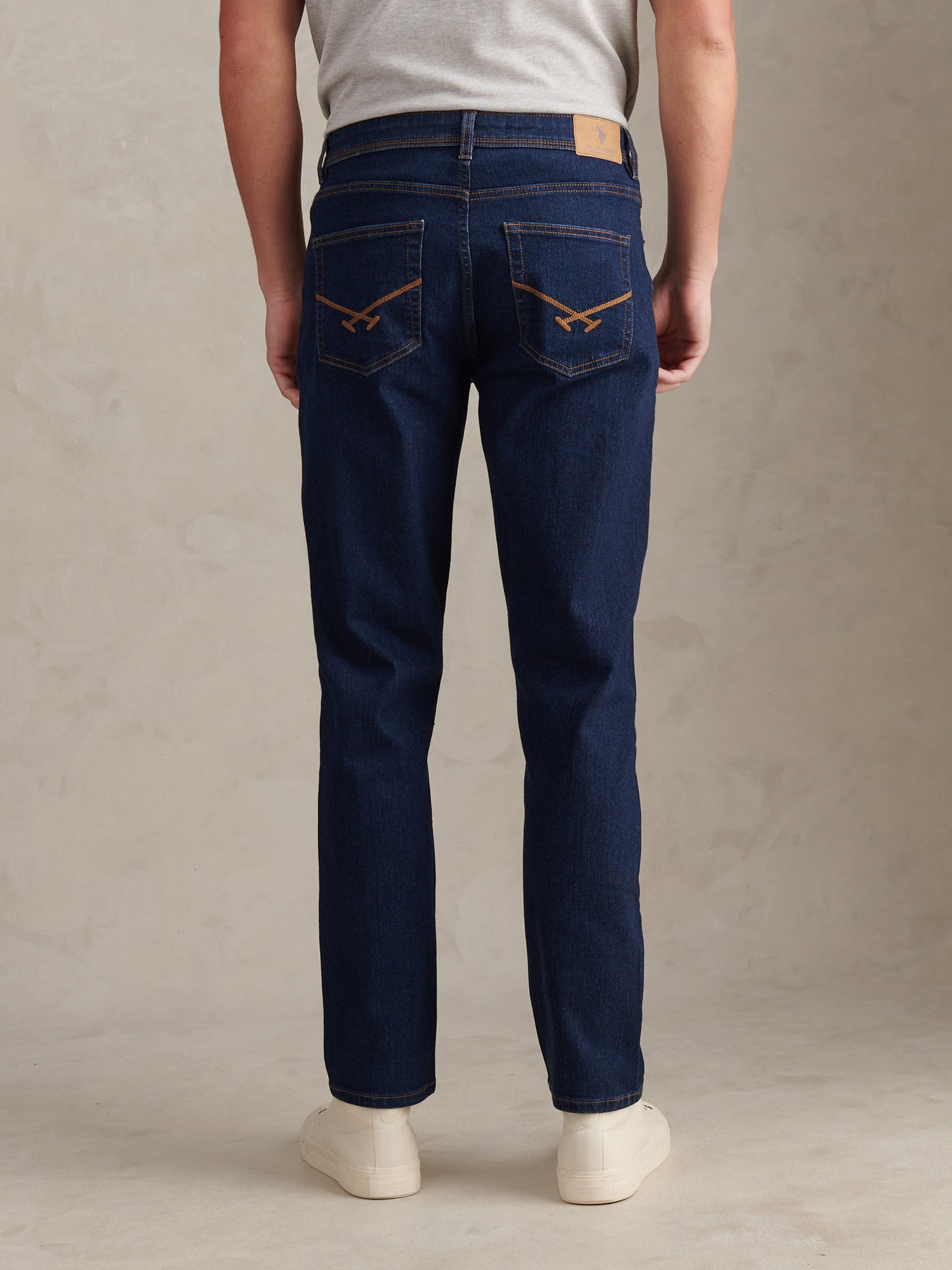 Mens Classic Fit Jean Rinse Wash