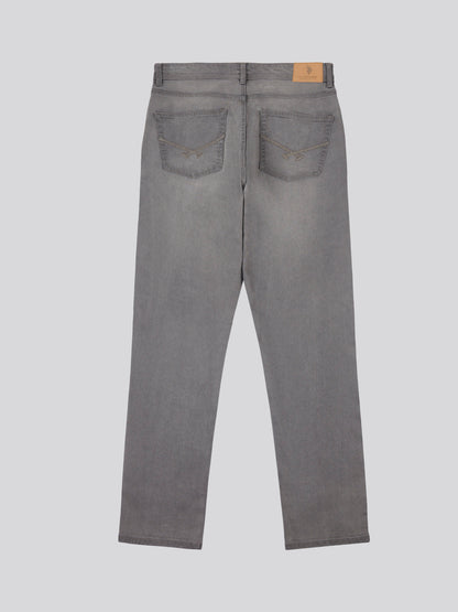 Mens Classic Fit Jean in Grey Wash