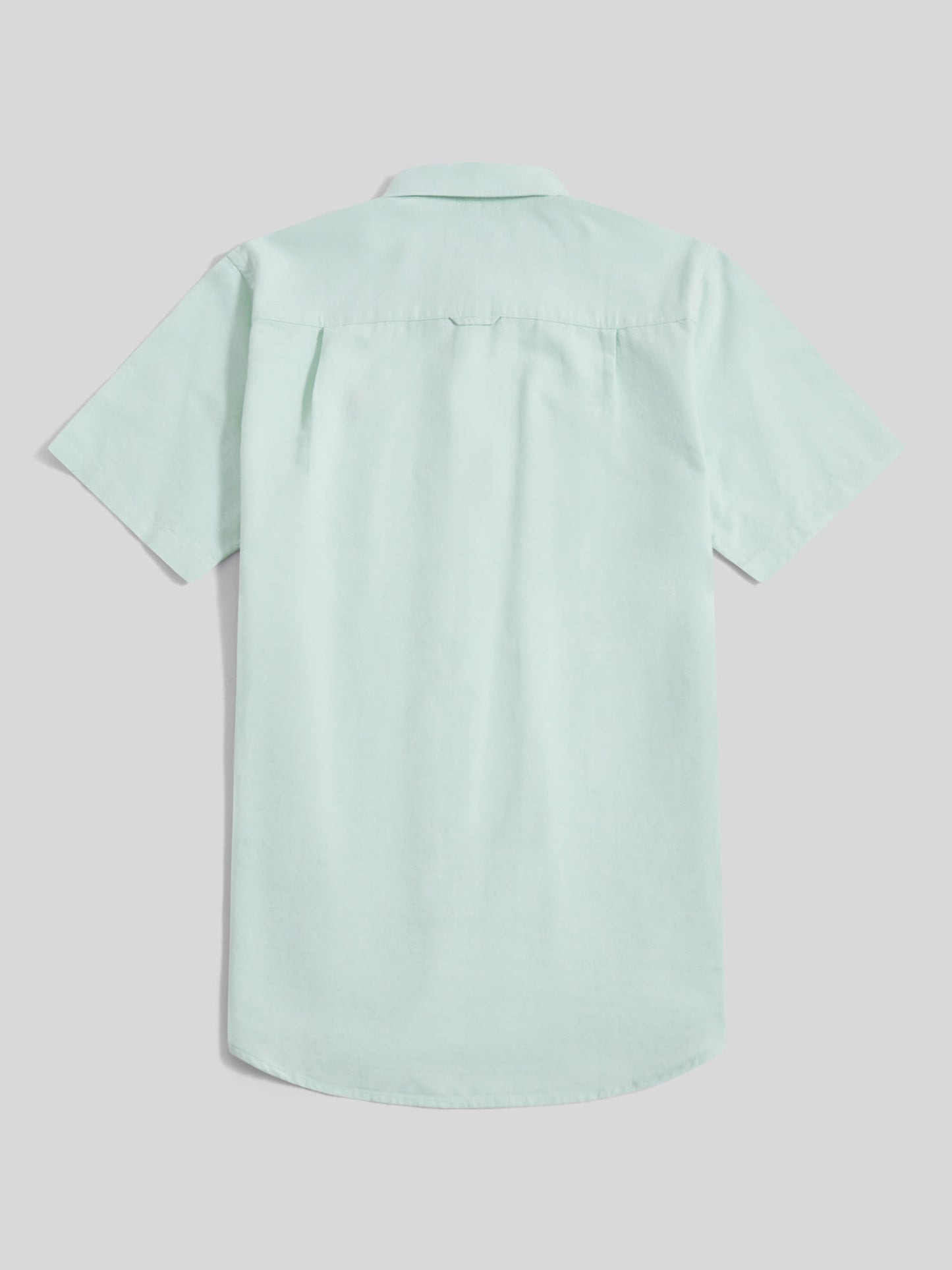 Mens Short Sleeve Oxford Shirt in Bay