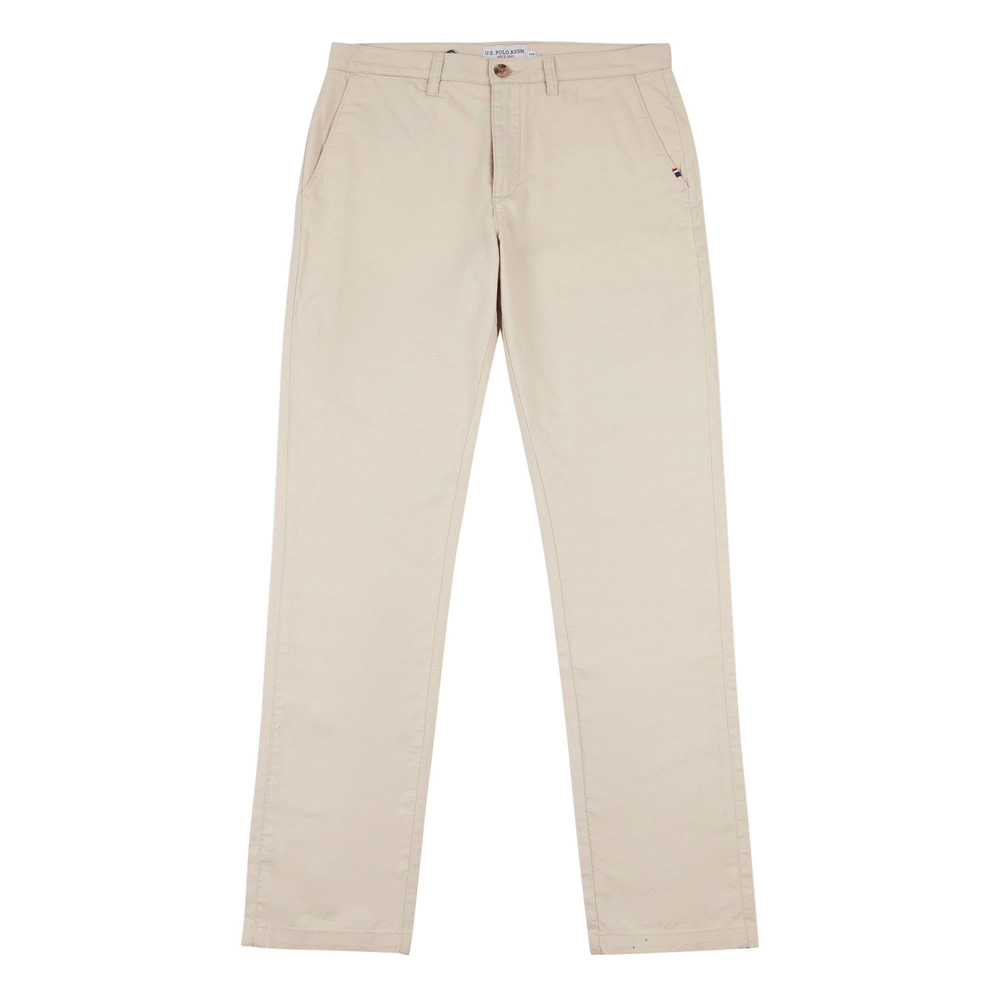 Mens Linen Blend Chinos in French Oak