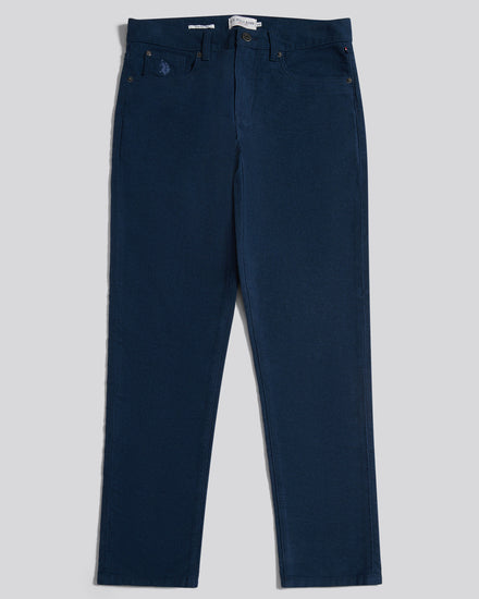 Mens Moleskin 5 Pocket Trouser in Dark Sapphire Navy
