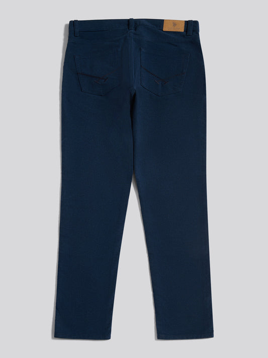 Mens Moleskin 5 Pocket Trouser in Dark Sapphire Navy