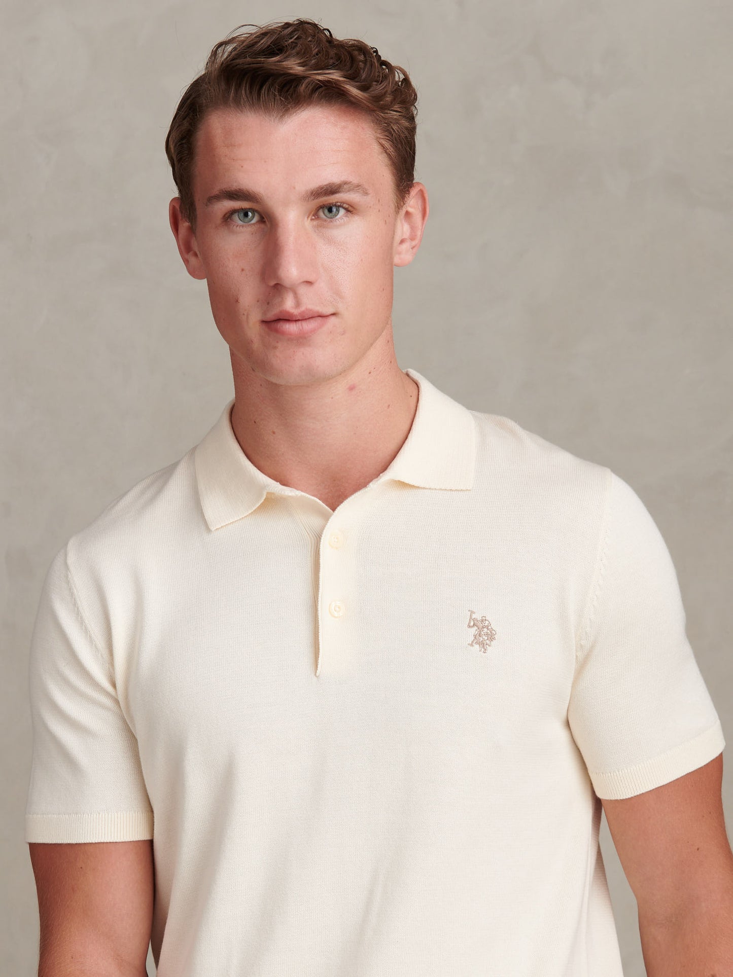 Mens Combed Cotton Polo Shirt Whisper White