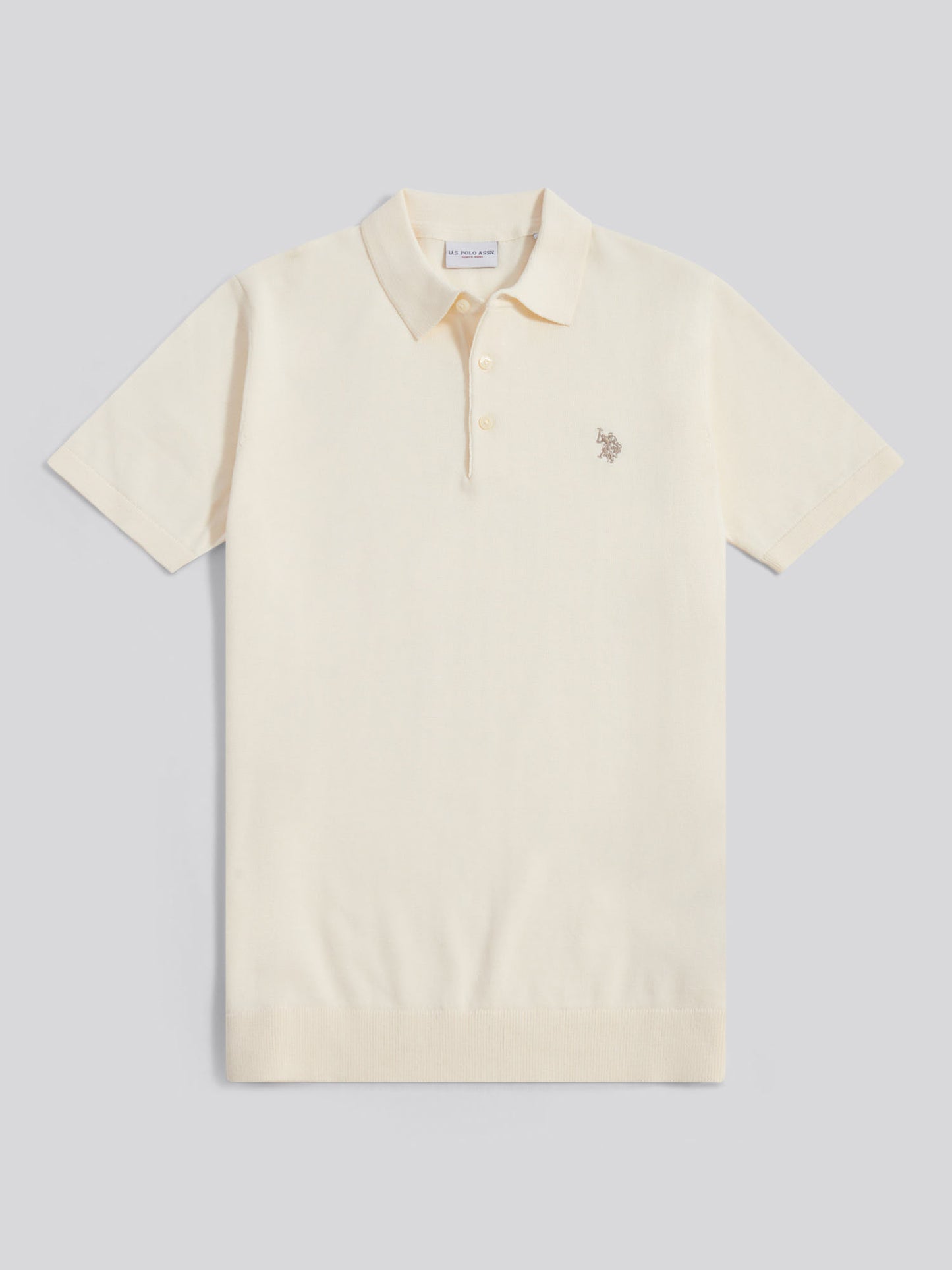 Mens Combed Cotton Polo Shirt Whisper White