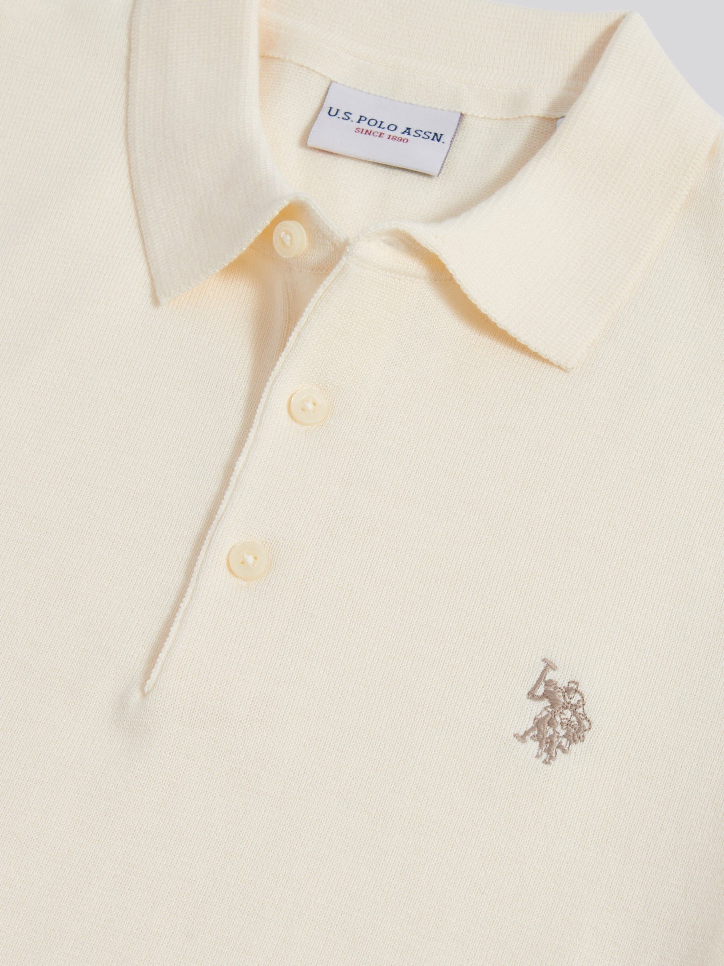 Mens Combed Cotton Polo Shirt Whisper White