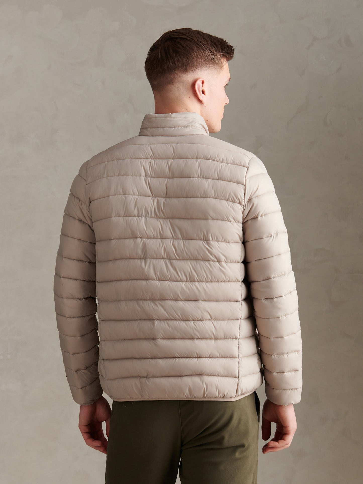 Mens Lightweight Bound Quilted Jacket in Atmosphere