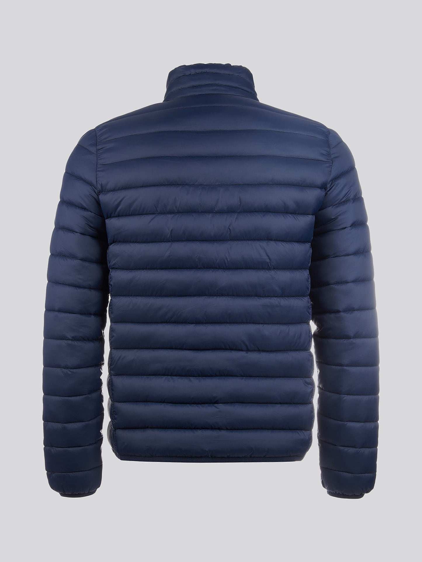 Mens Lightweight Bound Quilted Jacket in Dark Sapphire Navy / Haute Red DHM