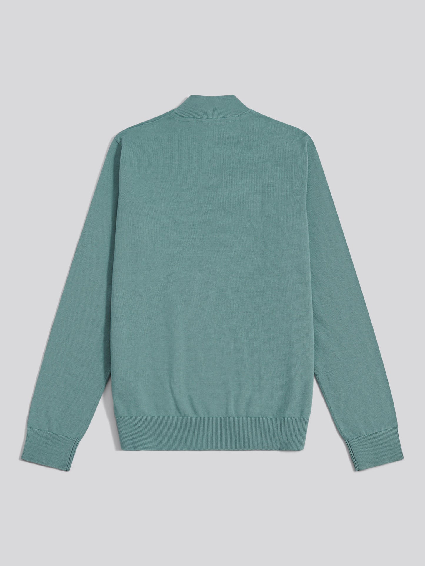 Cotton 1/4 Zip Neck Arctic