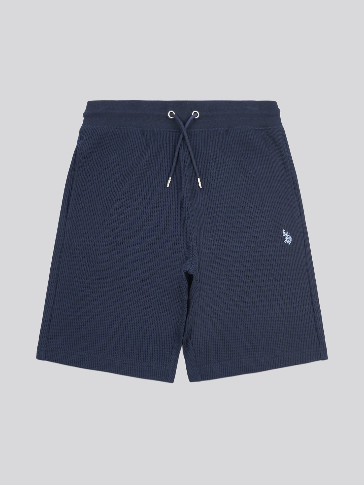 Mens Waffle Texture Short in Dark Sapphire Navy / Moonlight Blue DHM