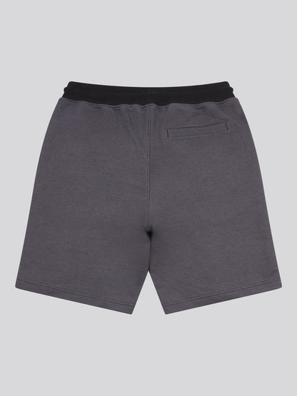 Mens Smart Two Tone Pleat Short in Black