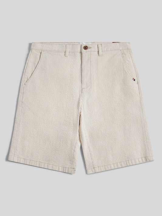 Mens Seersucker Chino Short in Atmosphere
