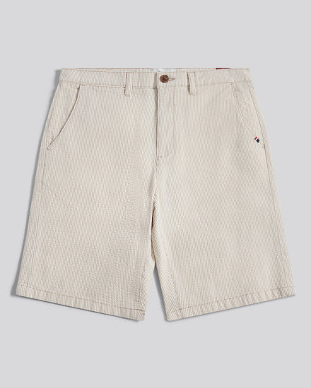 Mens Seersucker Chino Short in Atmosphere