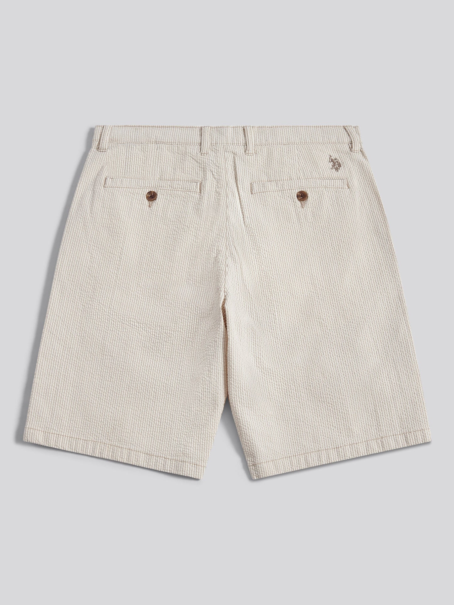 Mens Seersucker Chino Short in Atmosphere