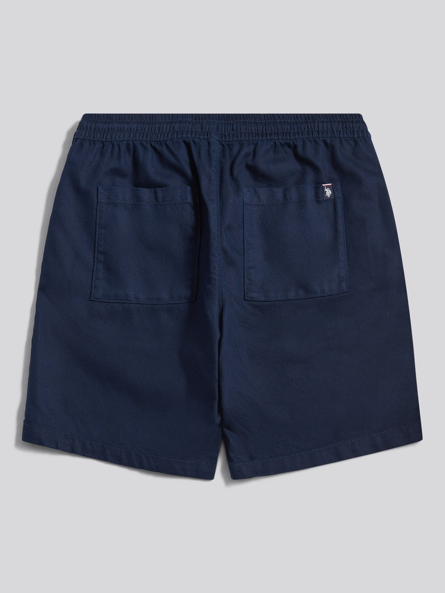 Mens Cotton Twill Drawstring Short in Dark Sapphire Navy