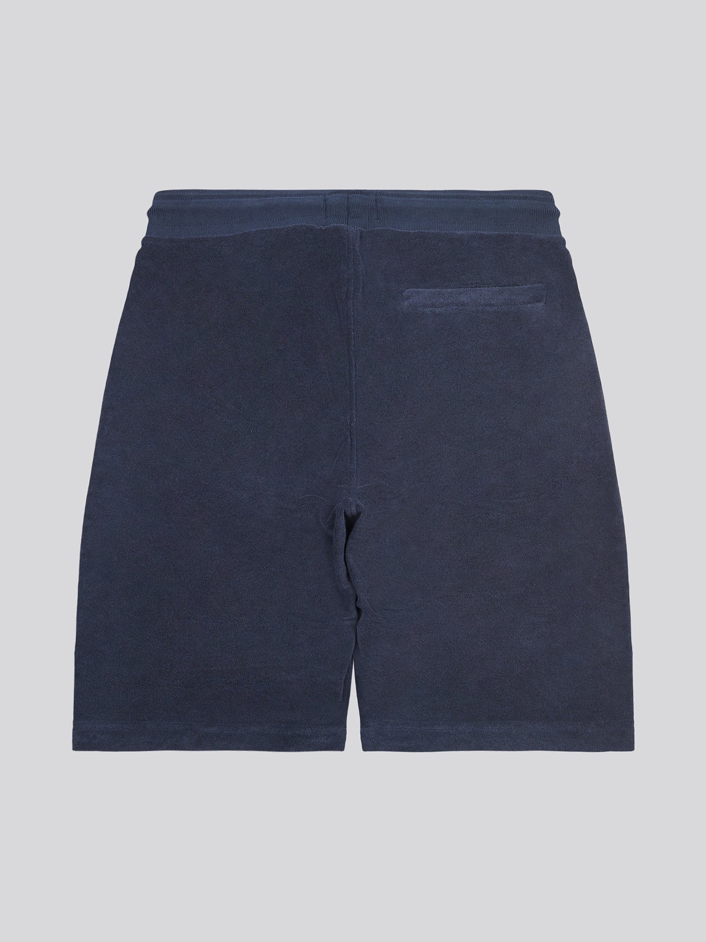 Mens Terry Drawstring Short in Dark Sapphire Navy