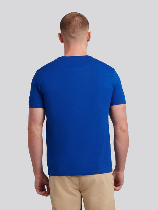 Mens Double Horsemen Graphic T-Shirt in Sodalite Blue