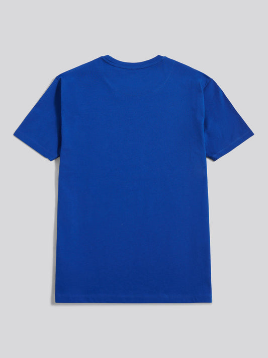 Mens Double Horsemen Graphic T-Shirt in Sodalite Blue