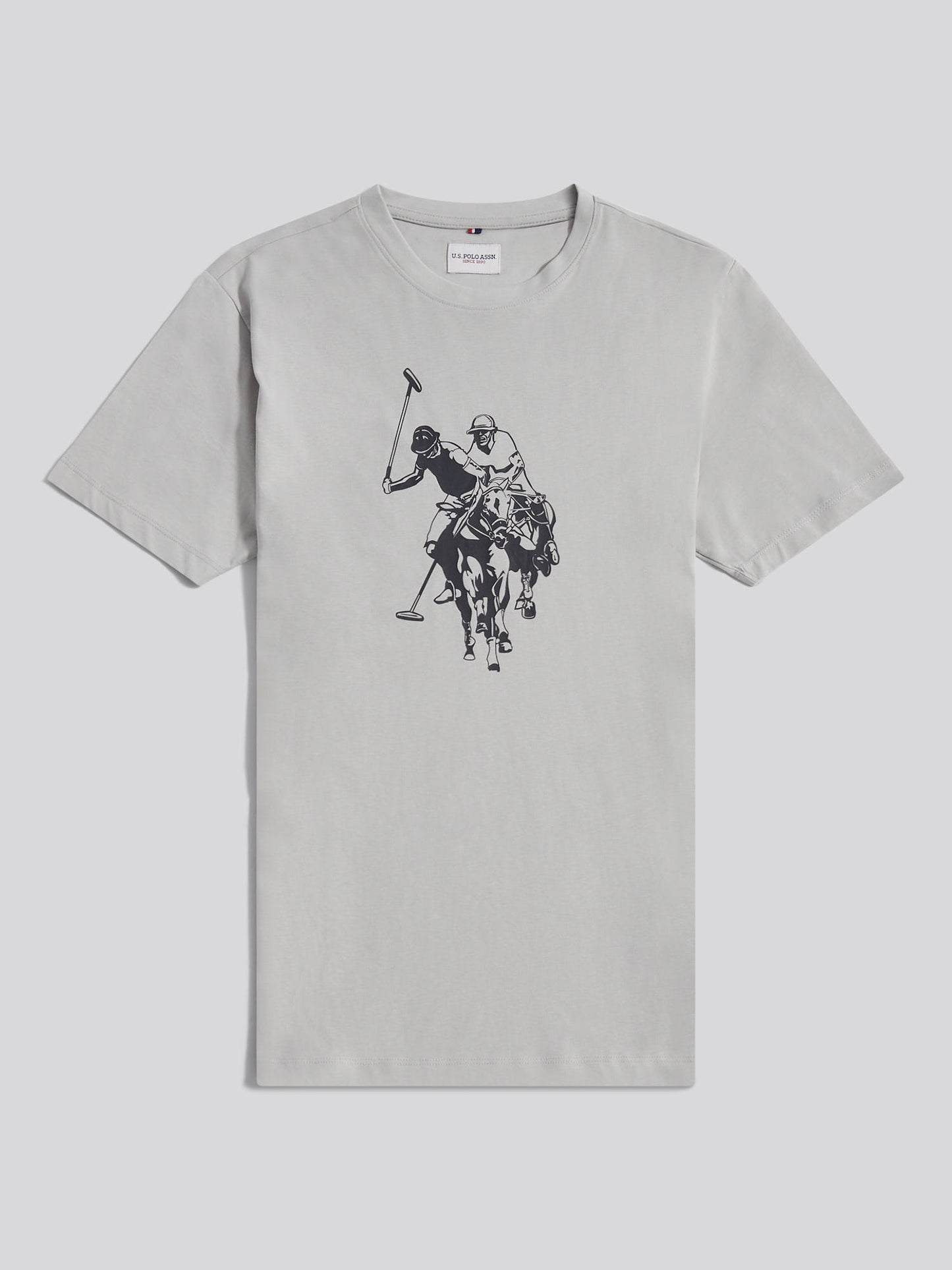 Mens Double Horsemen Graphic T-Shirt in High Rise