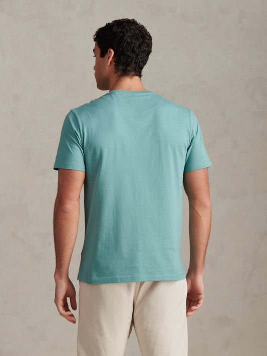 Mens USPA Print Graphic T-Shirt in Arctic