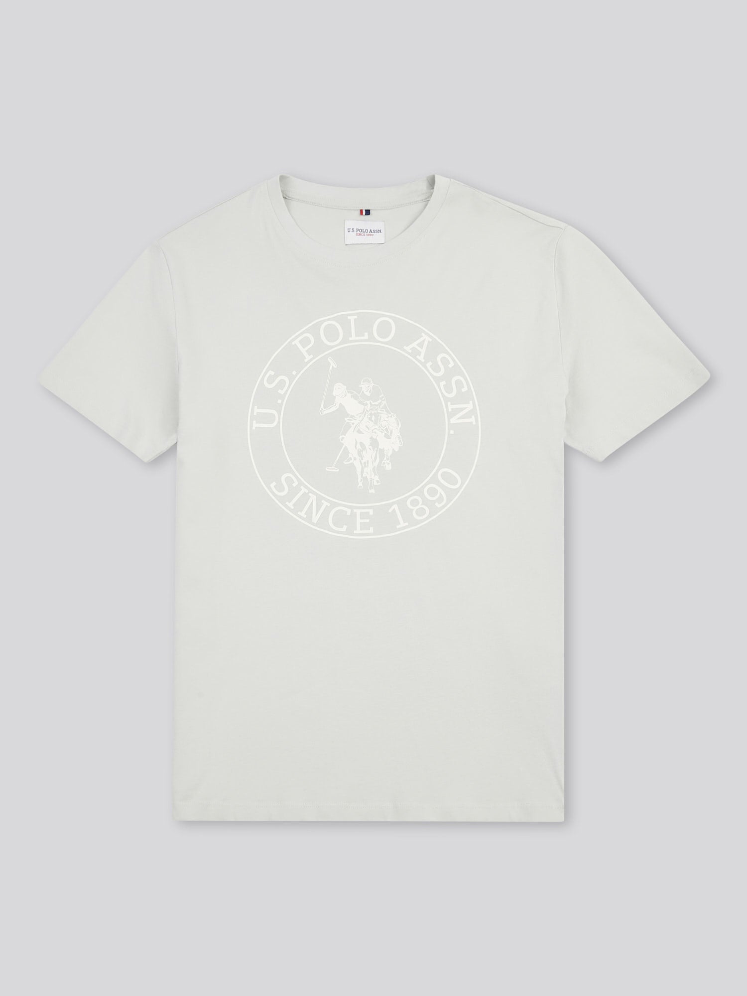 Mens USPA Circle Print T-Shirt in Northern Droplet