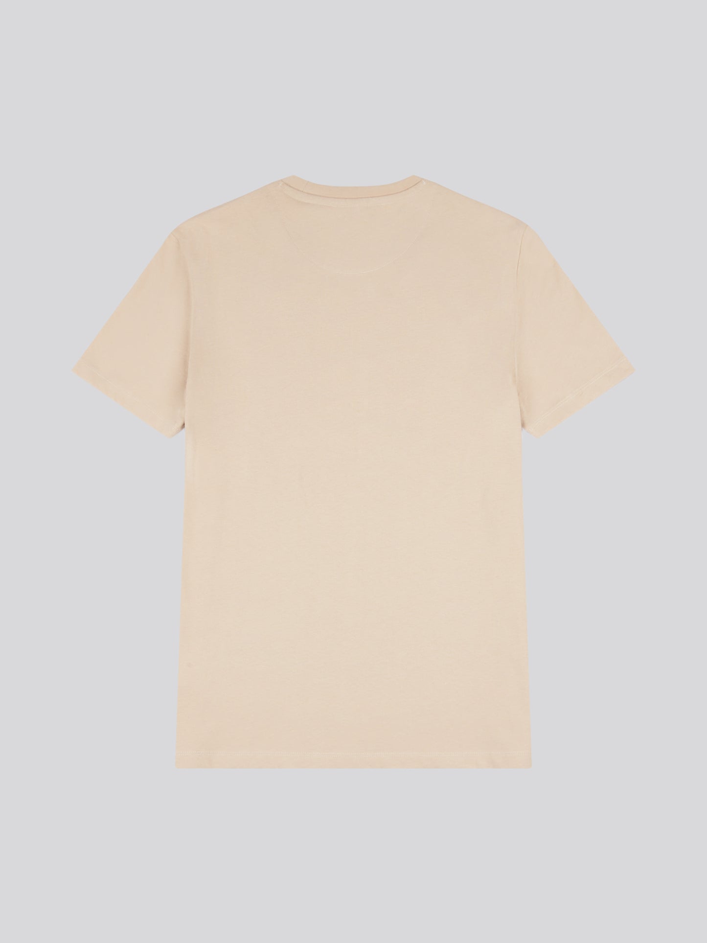 Mens USPA Circle Print T-Shirt in Doeskin