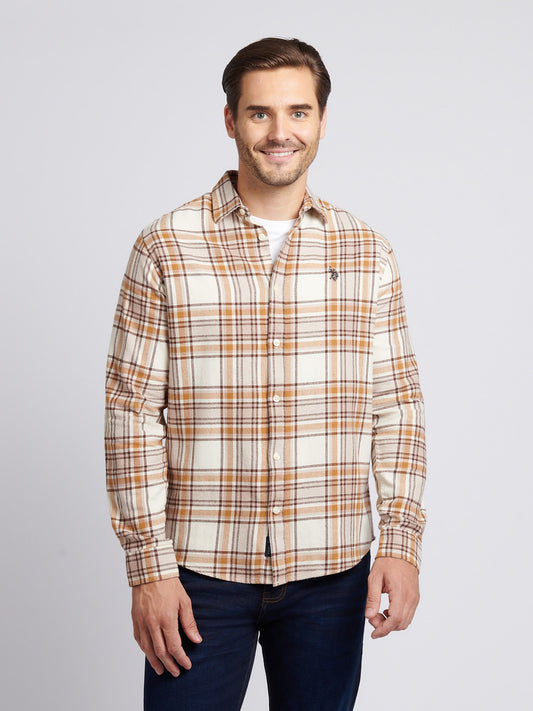 Mens Checked Shirt in Atmosphere