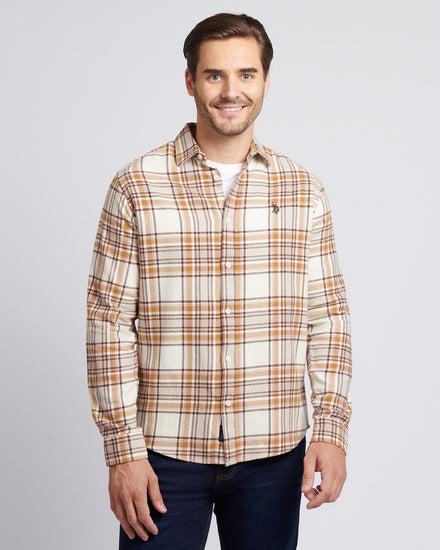 Mens Checked Shirt in Atmosphere