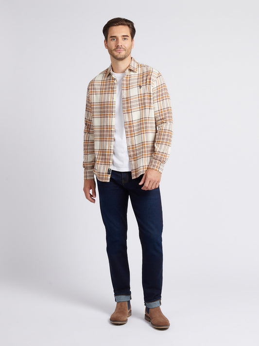 Mens Checked Shirt in Atmosphere