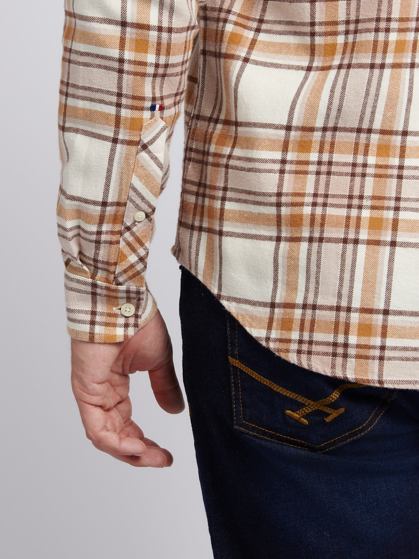 Mens Checked Shirt in Atmosphere
