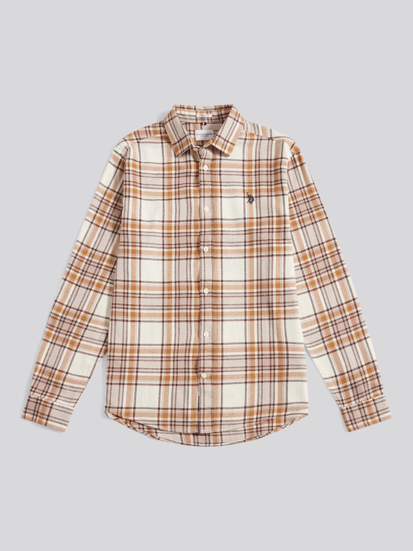 Mens Checked Shirt in Atmosphere