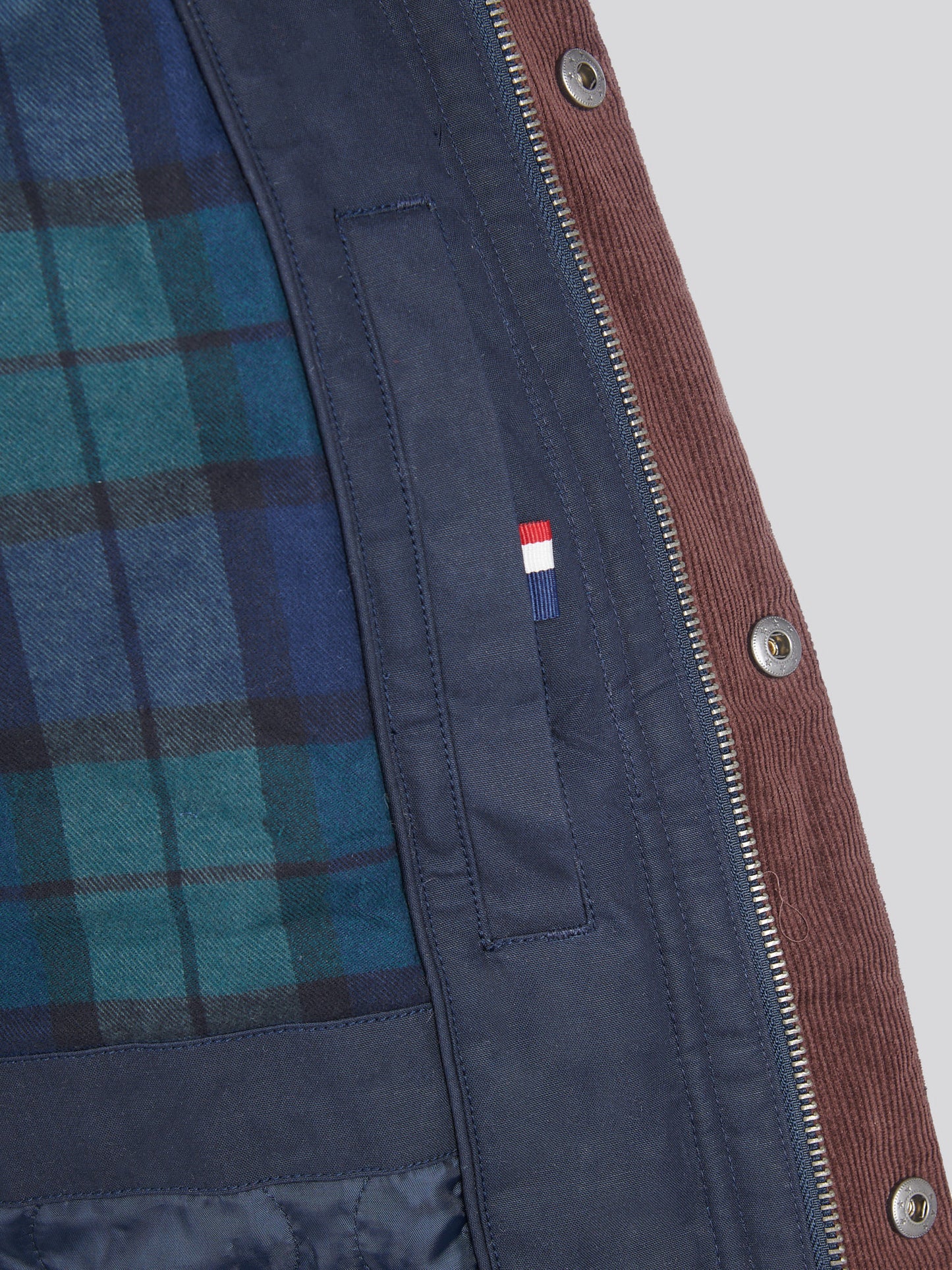 Mens Canvas Country Collared Jacket in Dark Sapphire Navy