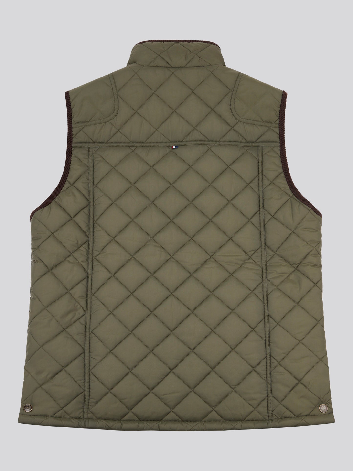 Mens Quilted Country Gilet in Forest Night